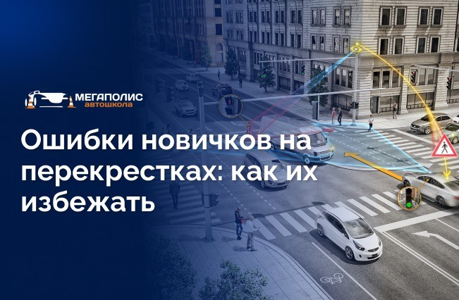 Как проезжать перекрестки: советы для начинающих водителей